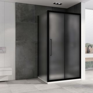 Душевой уголок ABBER Schwarzer Diamant AG30140BMH-S80BM 140x80см чёрный